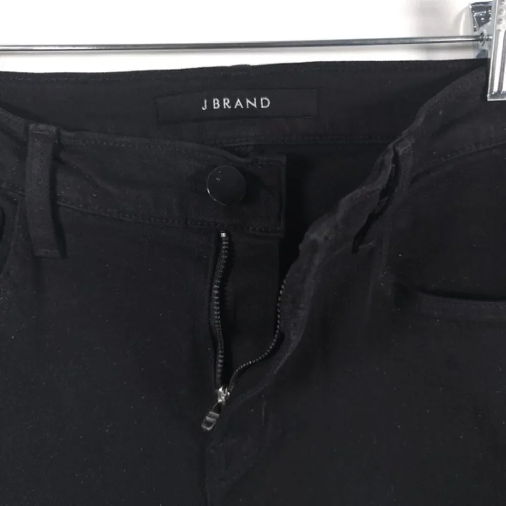NWT J BRAND RUBY 30 HIGH RISE CIGARETTE CRYSTAL BLACK‎ Jeans USA🇺🇸MADE Size 26